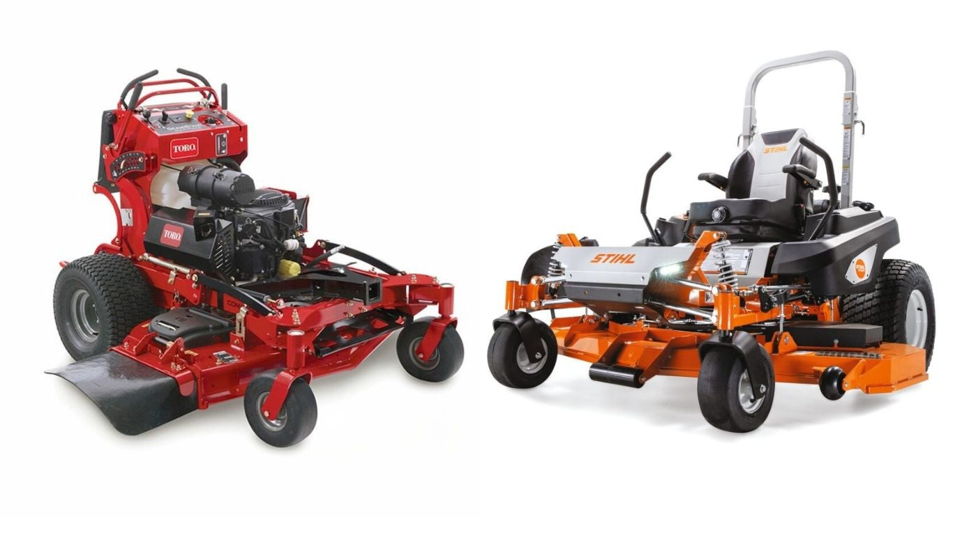 Toro grandstand vs Stihl Rz 972 comparison image