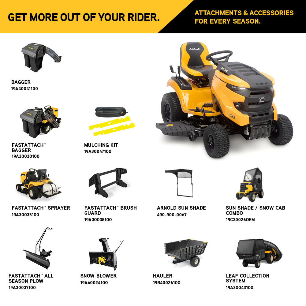 Cub Cadet XT1 LT46 Riding Lawn Mower - The Lawn Market Store