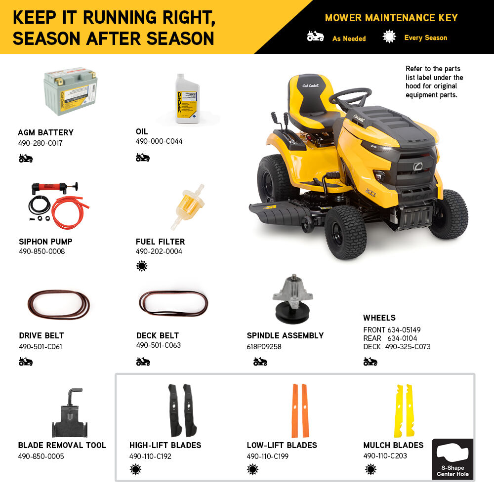 Cub Cadet XT1 LT46 Riding Lawn Mower - The Lawn Market Store