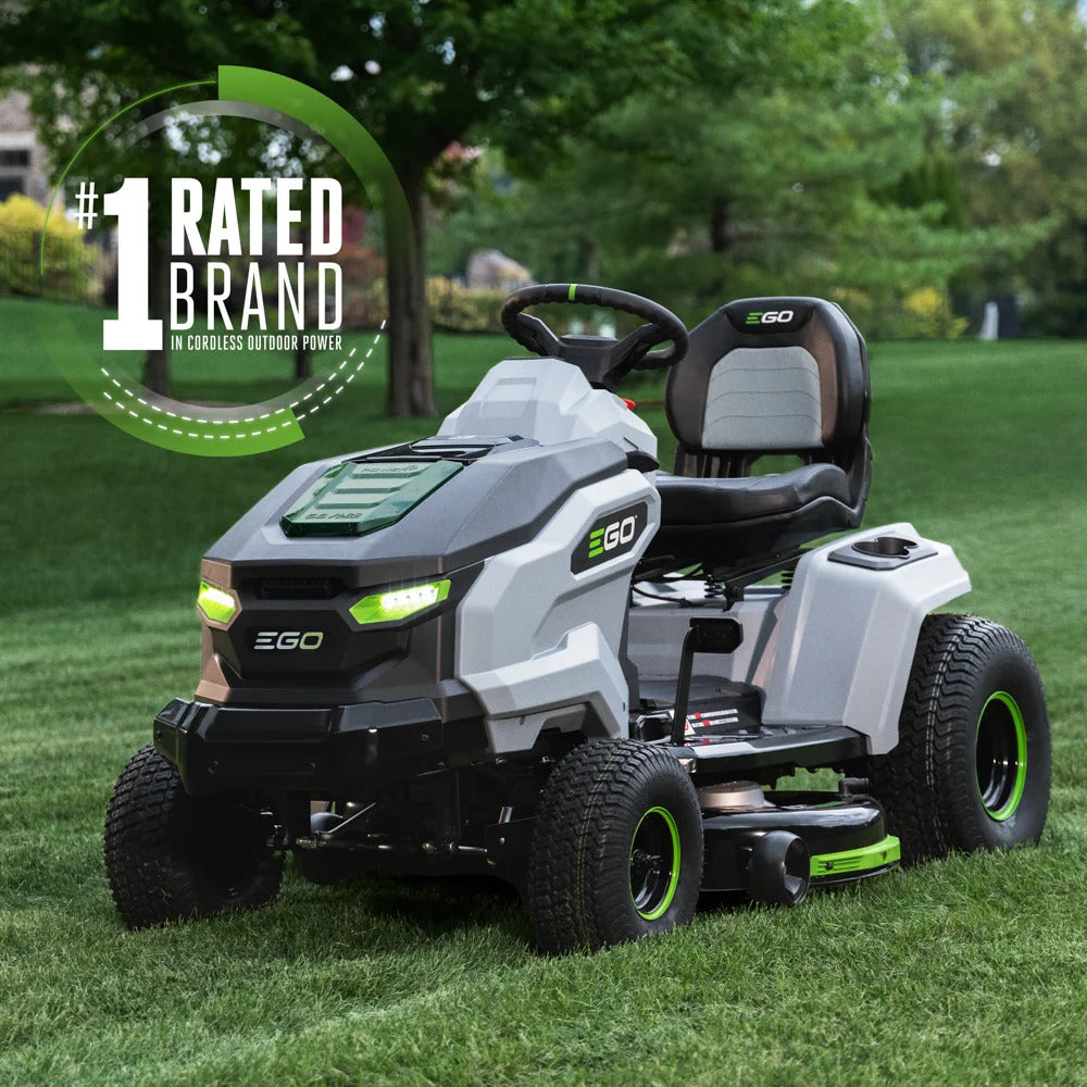 EGO Power+ TR4204 42-Inch Electric Riding Lawn Mower Tractor with 6 Batteries, Turbo Charger & 42” Deck - The Lawn Market Store