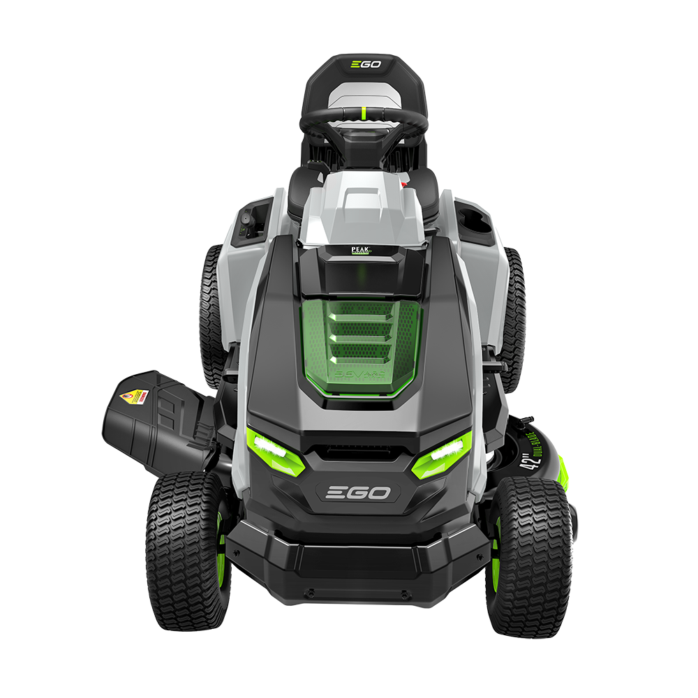 EGO Power+ TR4204 42-Inch Electric Riding Lawn Mower Tractor with 6 Batteries, Turbo Charger & 42” Deck - The Lawn Market Store