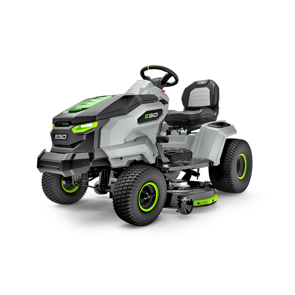 EGO Power+ TR4204 42-Inch Electric Riding Lawn Mower Tractor with 6 Batteries, Turbo Charger & 42” Deck - The Lawn Market Store