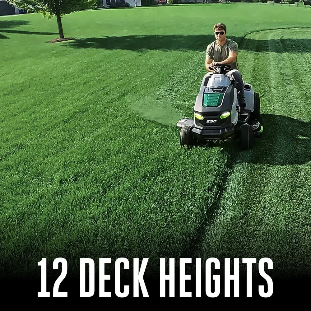 EGO Power+ TR4204 42-Inch Electric Riding Lawn Mower Tractor with 6 Batteries, Turbo Charger & 42” Deck - The Lawn Market Store
