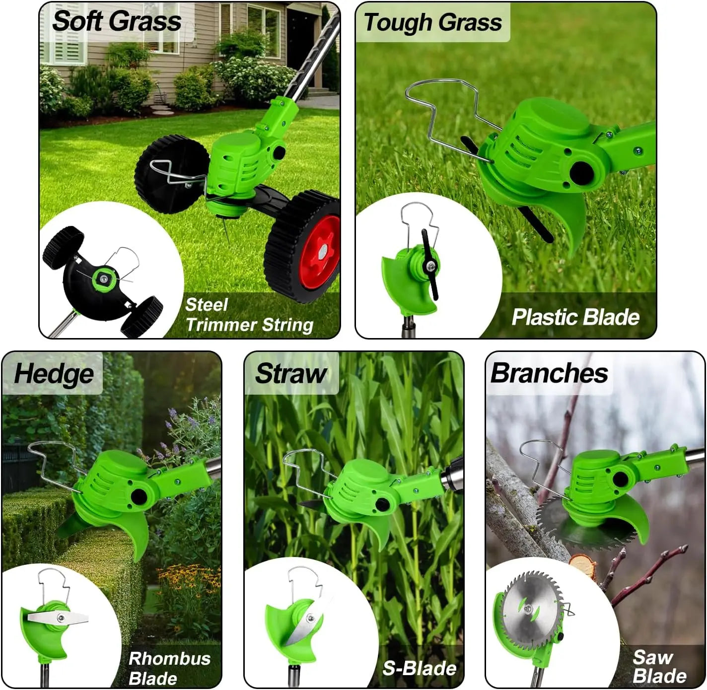 FlexCut™ 21V Multi-Blade Cordless Trimmer Kit - The Lawn Market Store