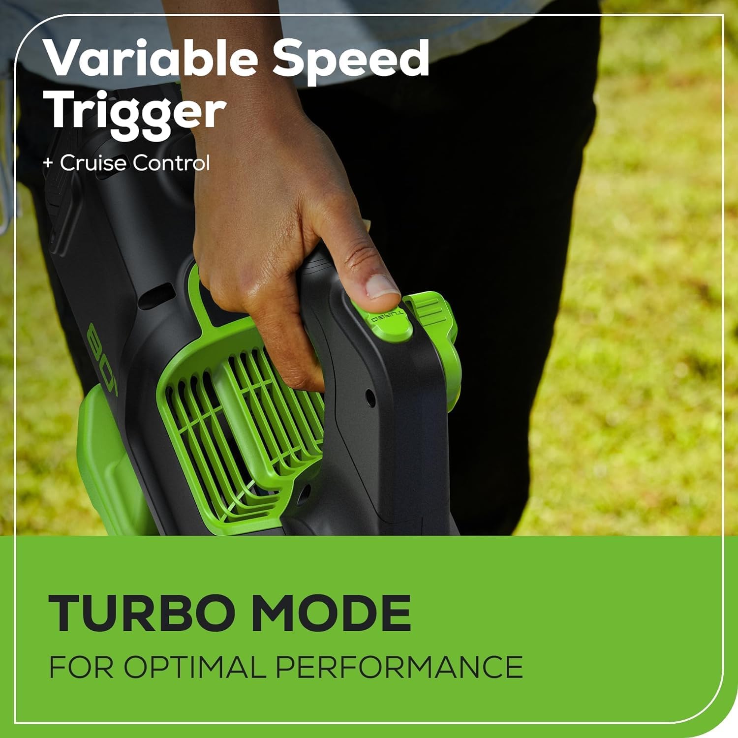 Greenworks 80V 770 CFM 180 MPH Cordless Leaf Blower with Battery & Charger - The Lawn Market Store