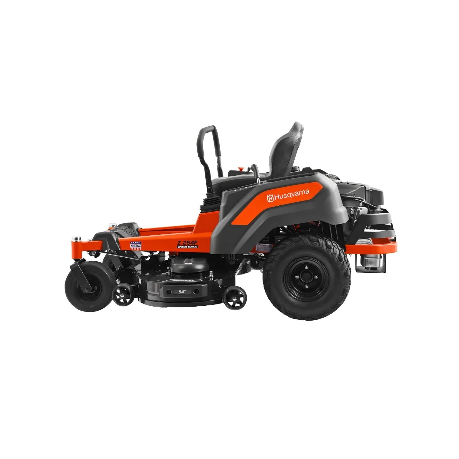 54-inch Husqvarna zero-turn lawn mower delivering fast precision cutting performance for residential acreage properties