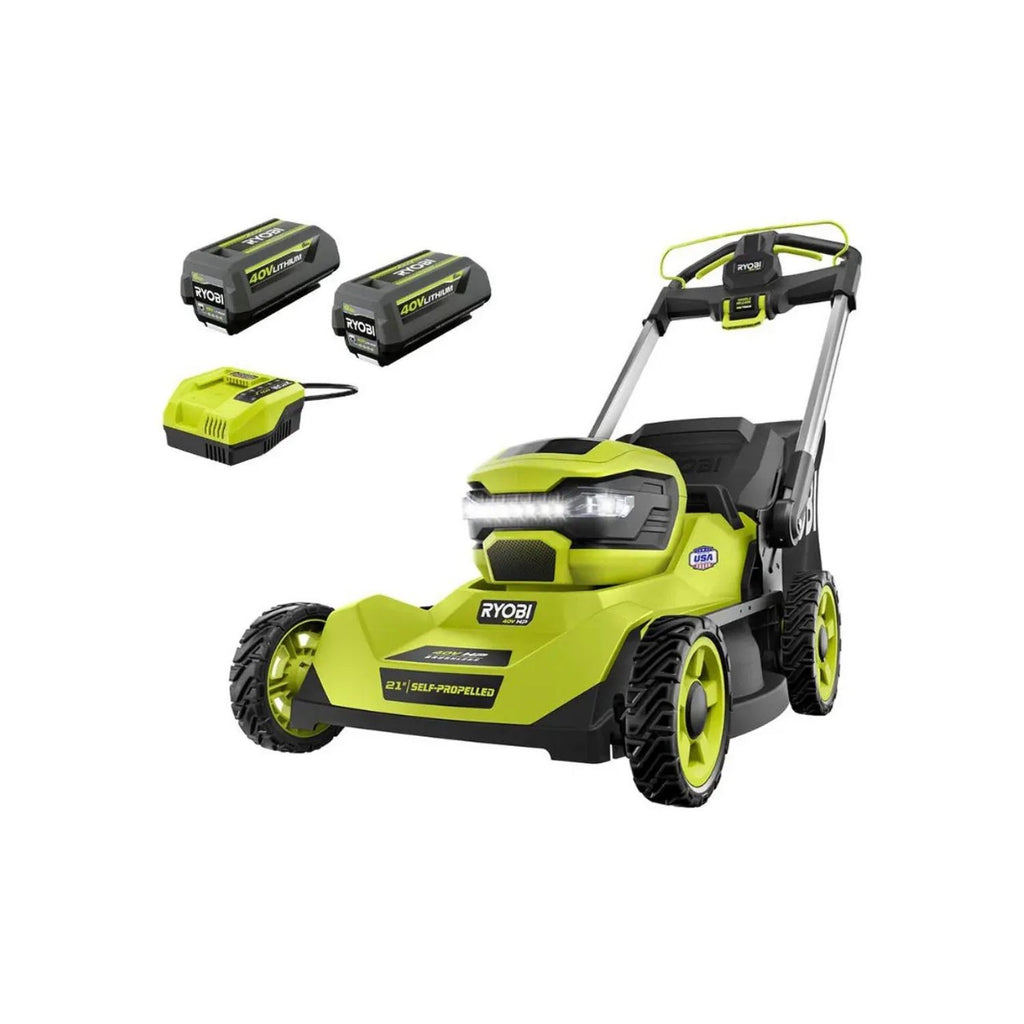 RYOBI 40V HP BRUSHLESS 21" SELF-PROPELLED MOWER KIT - The Lawn Market Store