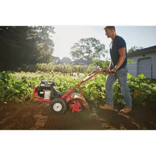Troy-Bilt Super Bronco CRT 16-Inch Rear Tine Tiller 208cc Gas Garden Tiller 21D-65M8766 - The Lawn Market Store