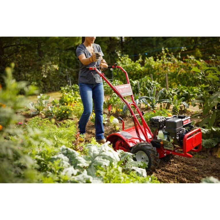 Troy-Bilt Super Bronco CRT 16-Inch Rear Tine Tiller 208cc Gas Garden Tiller 21D-65M8766 - The Lawn Market Store