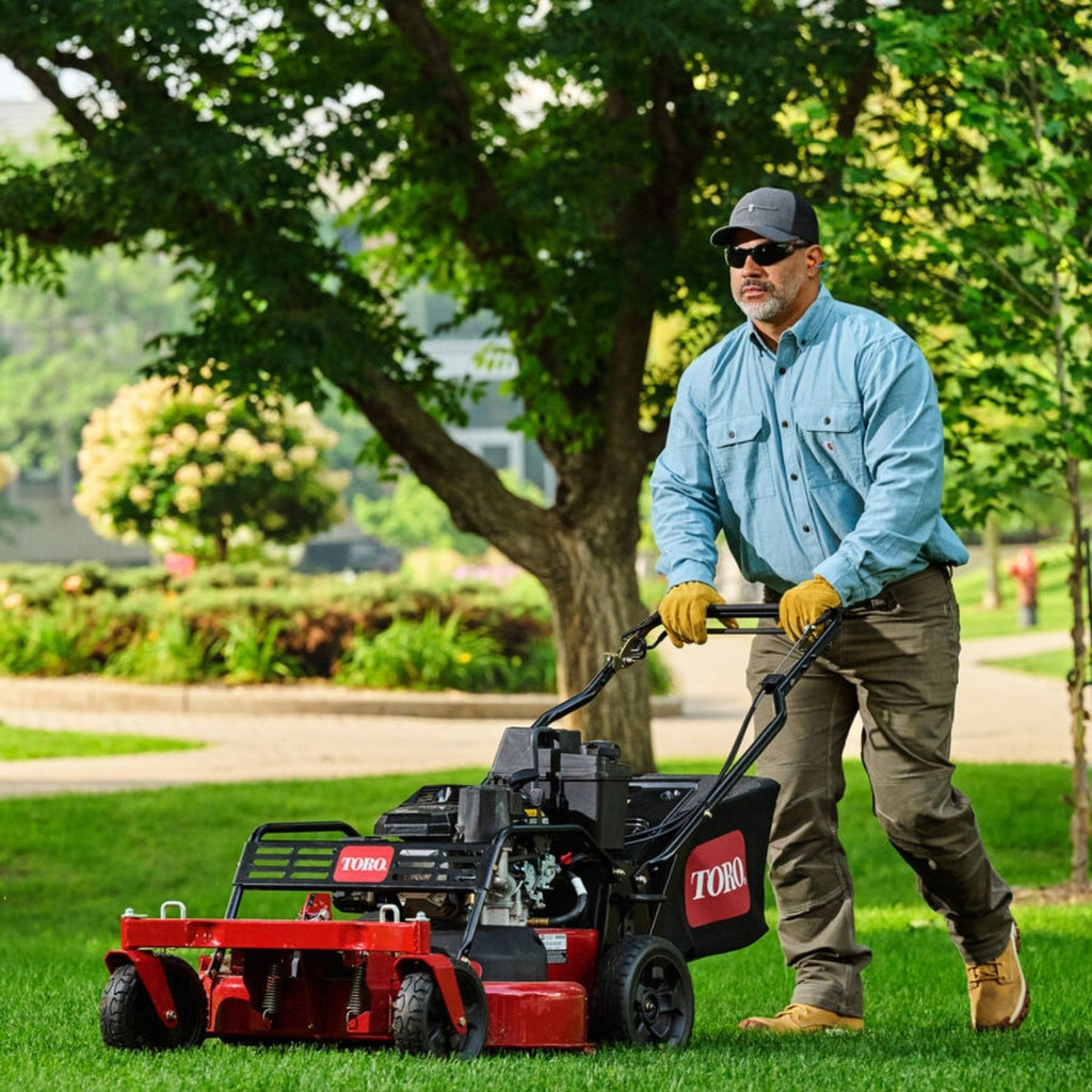 TurfMaster HDX 30” Commercial Walk Behind Lawn Mower w/ Casters – Kohler Command Pro Engine, Heavy Duty Self Propelled Gas Push Mower - The Lawn Market Store
