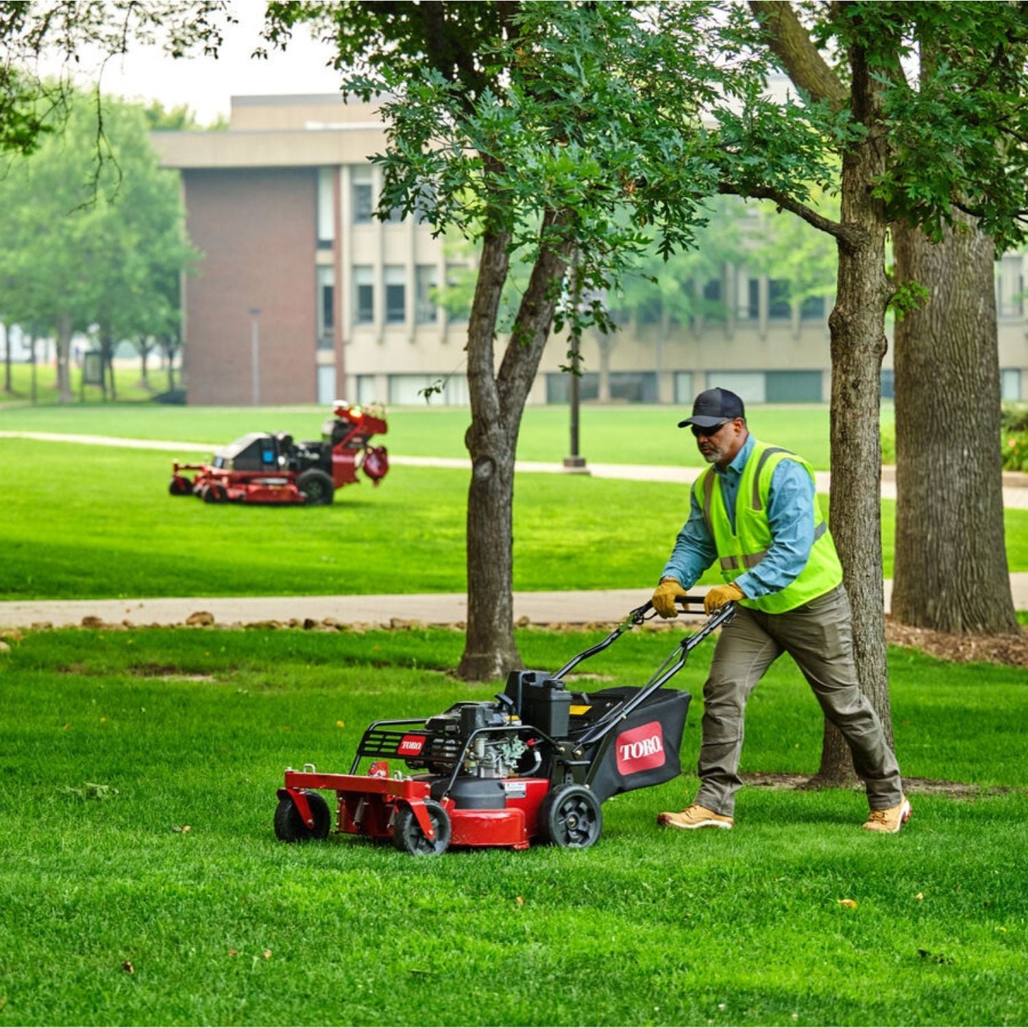 TurfMaster HDX 30” Commercial Walk Behind Lawn Mower w/ Casters – Kohler Command Pro Engine, Heavy Duty Self Propelled Gas Push Mower - The Lawn Market Store