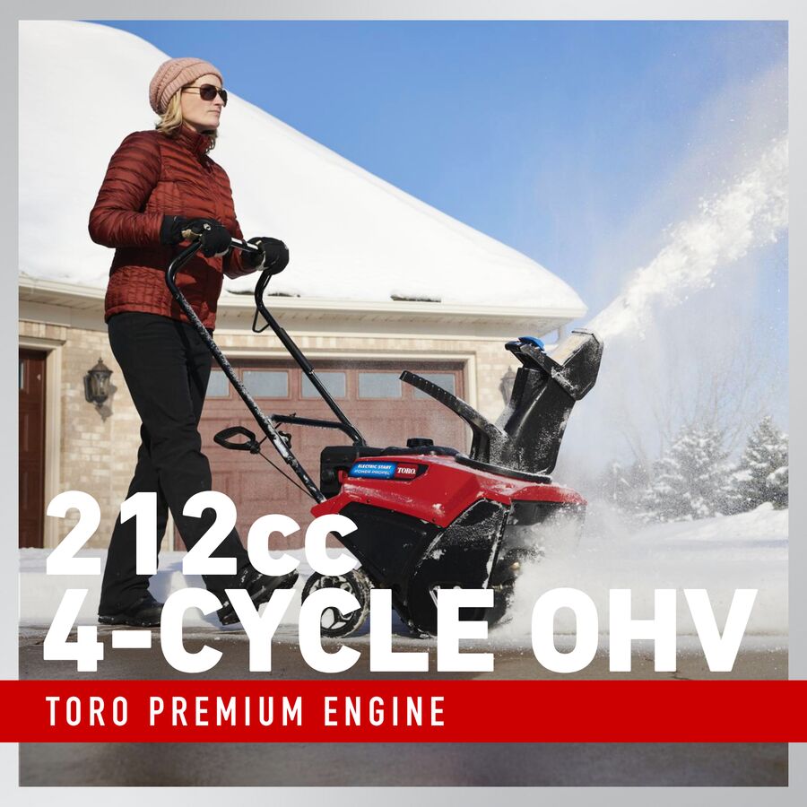 Toro Power Clear 721 E 21” Gas Snow Blower 212cc Electric Start Self Propelled Single Stage - The Lawn Market Store