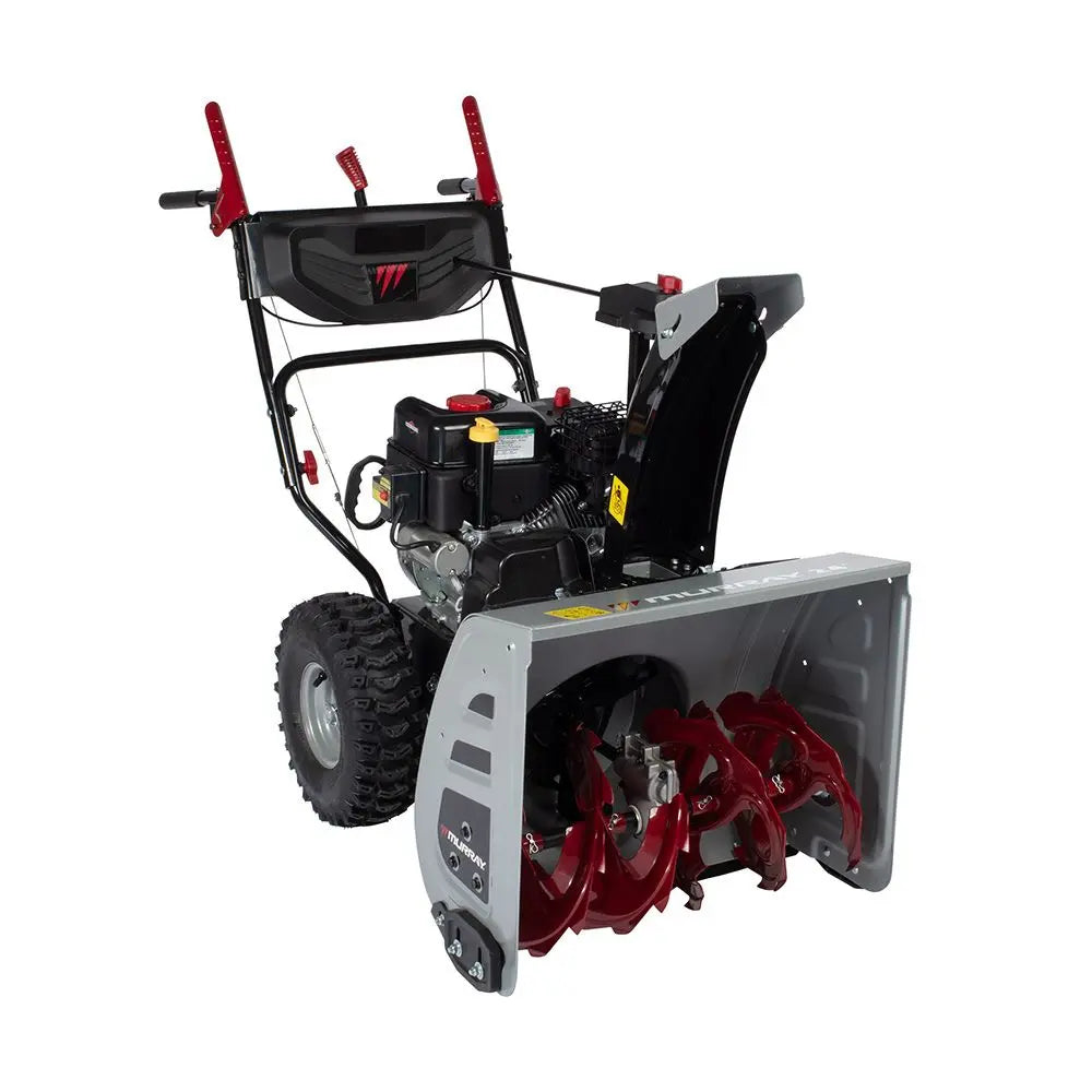 MurrayFlurry XL 24 in. 208 CC Self Propelled 2-Stage Gas Snow Blower - The Lawn Market Store