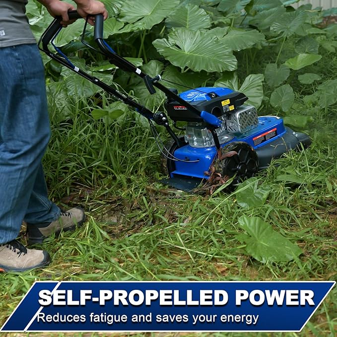 BILT HARD 170cc Walk-Behind String Trimmer 22" Gas Brush Cutter Mower