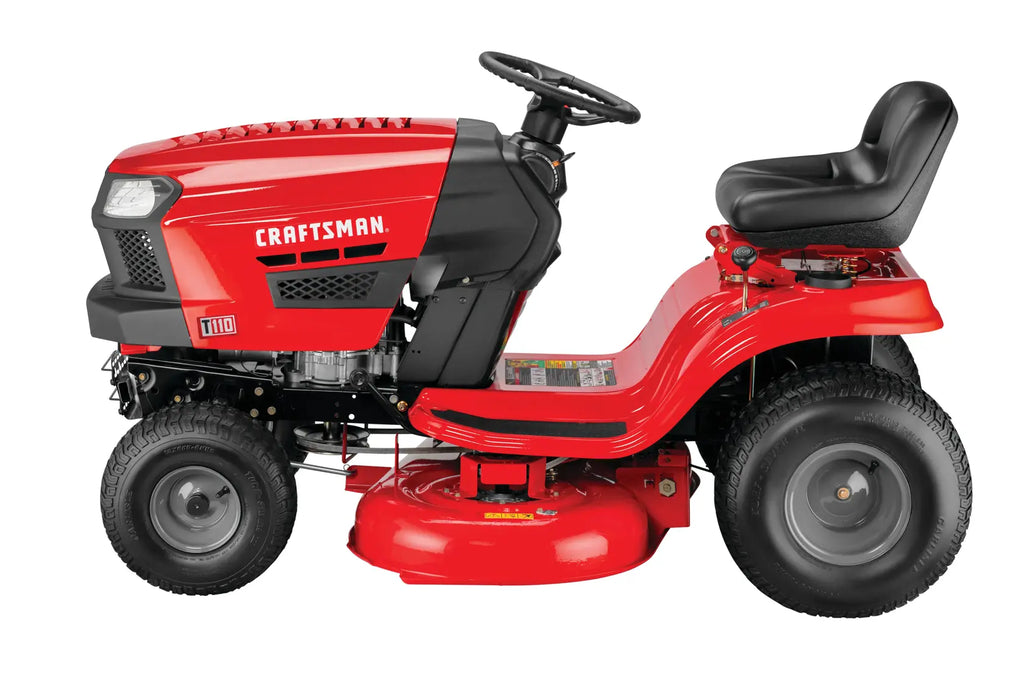 CRAFTSMAN 42-Inch 17.5 HP Gas Riding Lawn Mower with 7-Speed Gear Drive & Steel Deck - The Lawn Market Store