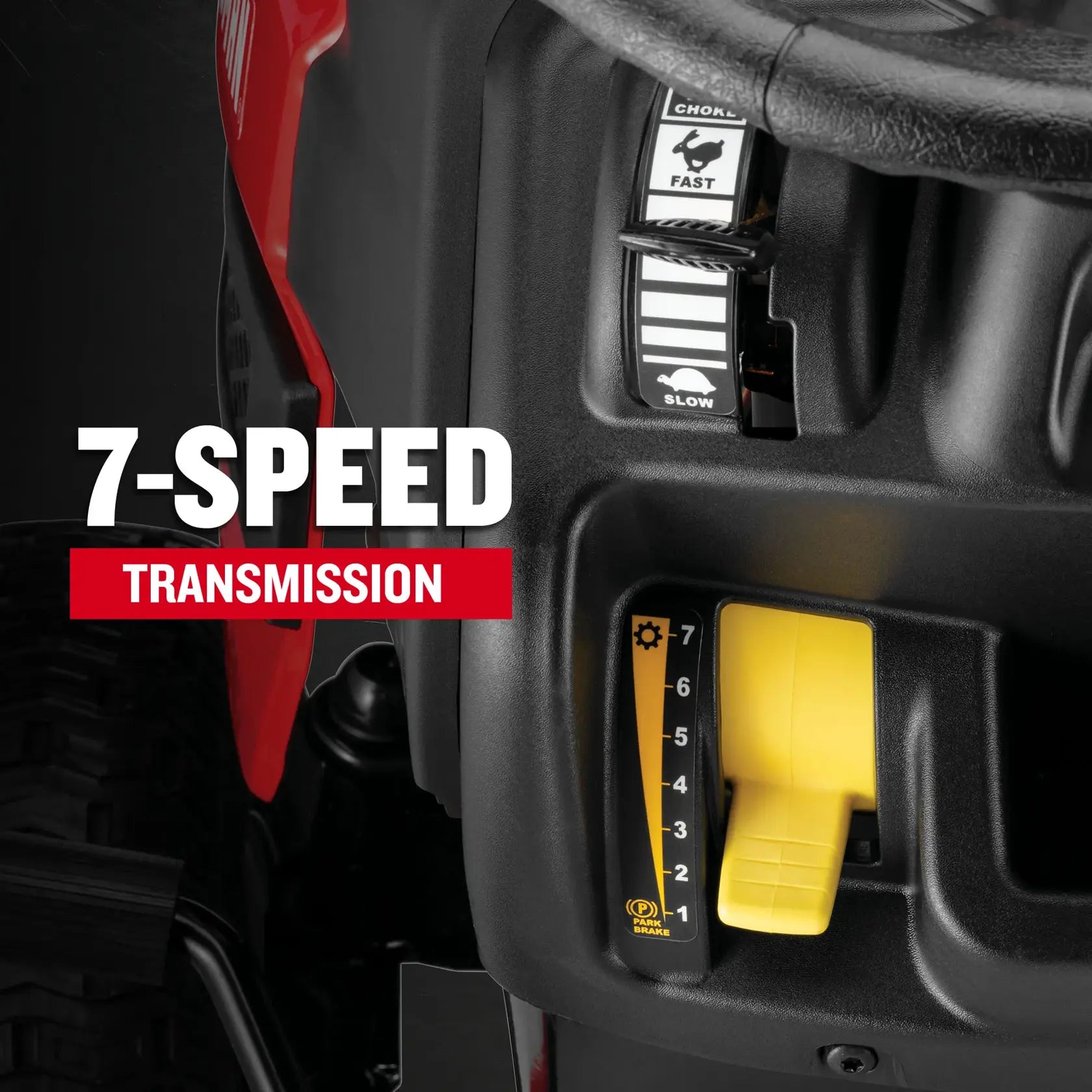 CRAFTSMAN 42-Inch 17.5 HP Gas Riding Lawn Mower with 7-Speed Gear Drive & Steel Deck - The Lawn Market Store
