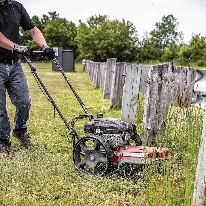 Earthquake 40314 Walk-Behind String Trimmer Mower 160cc Viper 4-Cycle 22" Cutting Width - The Lawn Market Store