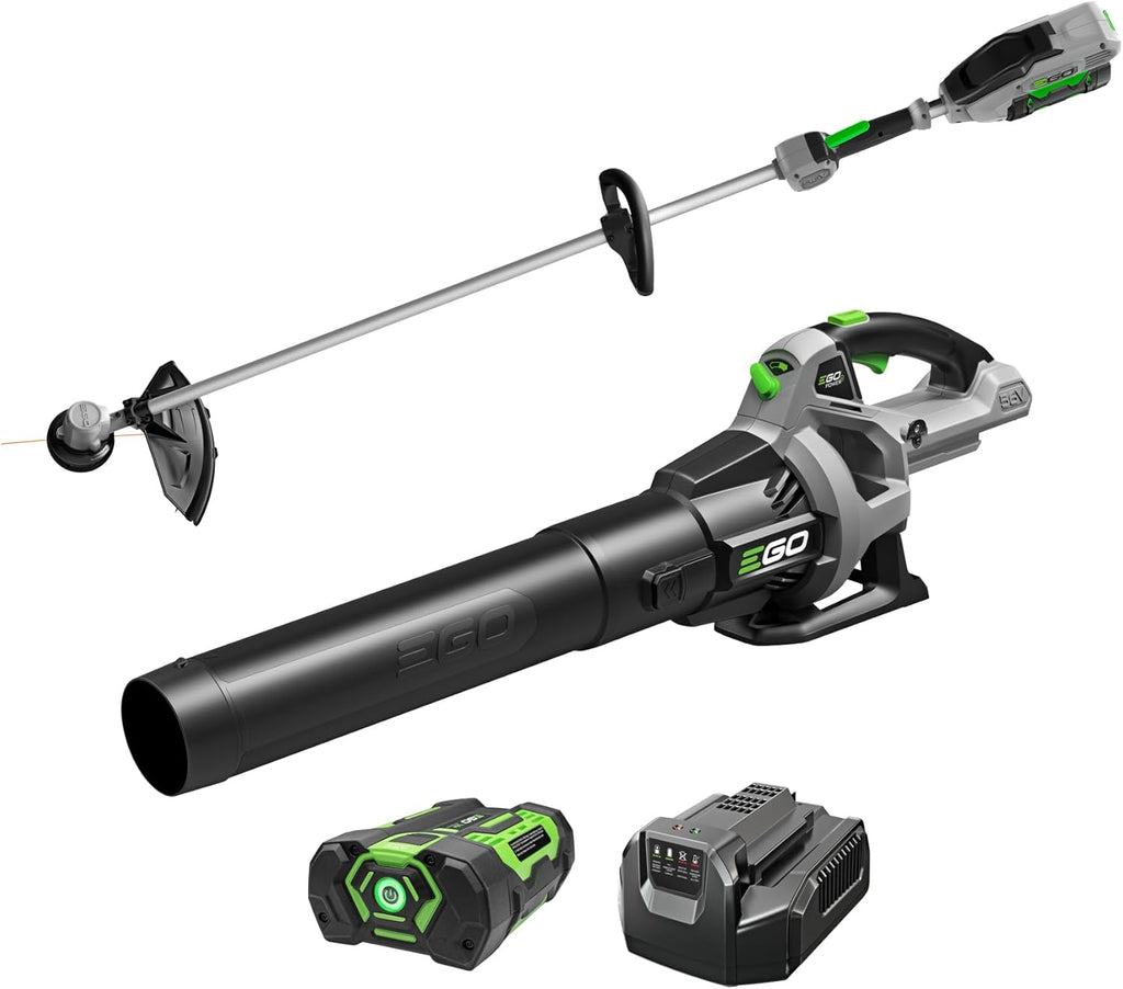 EGO Power+ ST1502LB 56V Cordless String Trimmer & 530 CFM Leaf Blower Combo Kit with 2.5Ah Battery & Charger - The Lawn Market Store