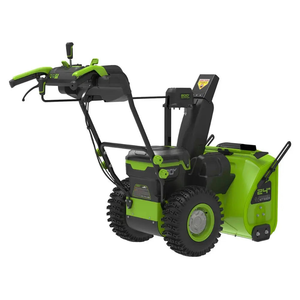Greenworks 80V 24" Gen 2 Dual Stage Zero-Turn Snow Blower (Batteries Included) - The Lawn Market Store
