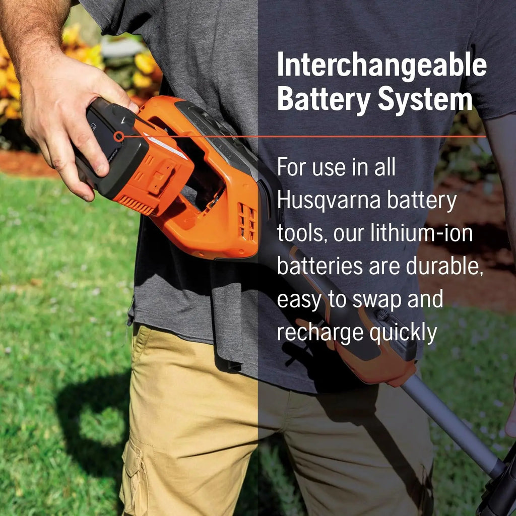 Husqvarna 320iL Battery Weed Eater 40V 16" Brushless String Trimmer Kit - The Lawn Market Store