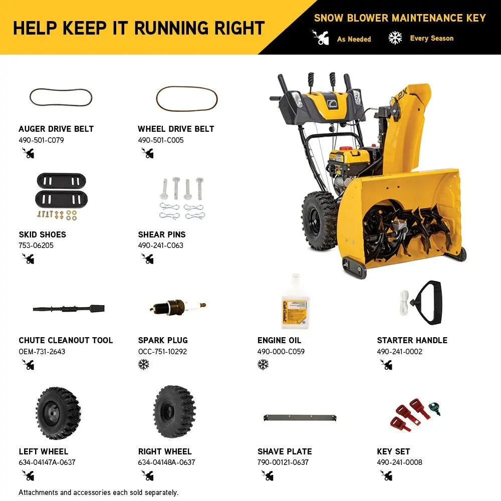 Cub Cadet 2X 26" IntelliPOWER® Two-Stage Snow Blower - The Lawn Market Store