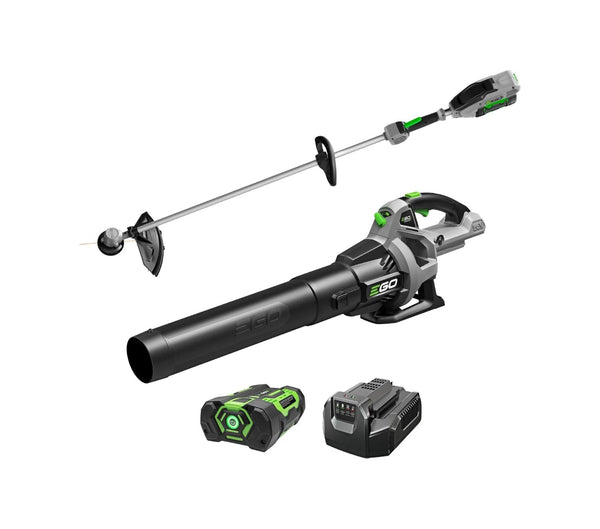 EGO Power+ ST1502LB 56V Cordless String Trimmer & 530 CFM Leaf Blower Combo Kit with 2.5Ah Battery & Charger - The Lawn Market Store