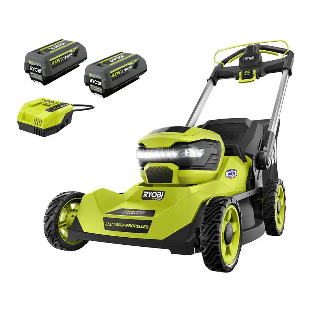 RYOBI 40V HP BRUSHLESS 21" SELF-PROPELLED MOWER KIT - The Lawn Market Store