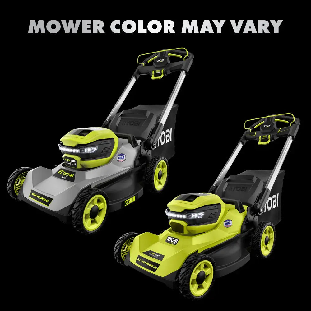 RYOBI 40V HP BRUSHLESS 21" SELF-PROPELLED MOWER KIT - The Lawn Market Store