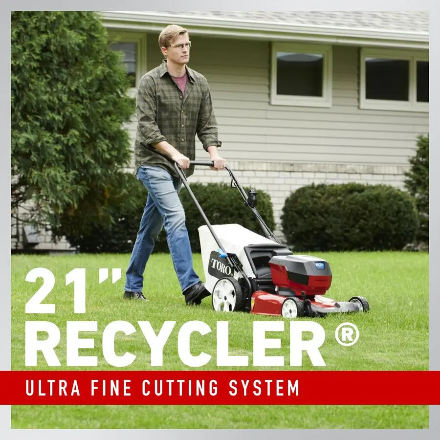 Toro 60V Max* 21 in. (53cm) Recycler® Self-Propel Lawn Mower - Battery Included - The Lawn Market Store