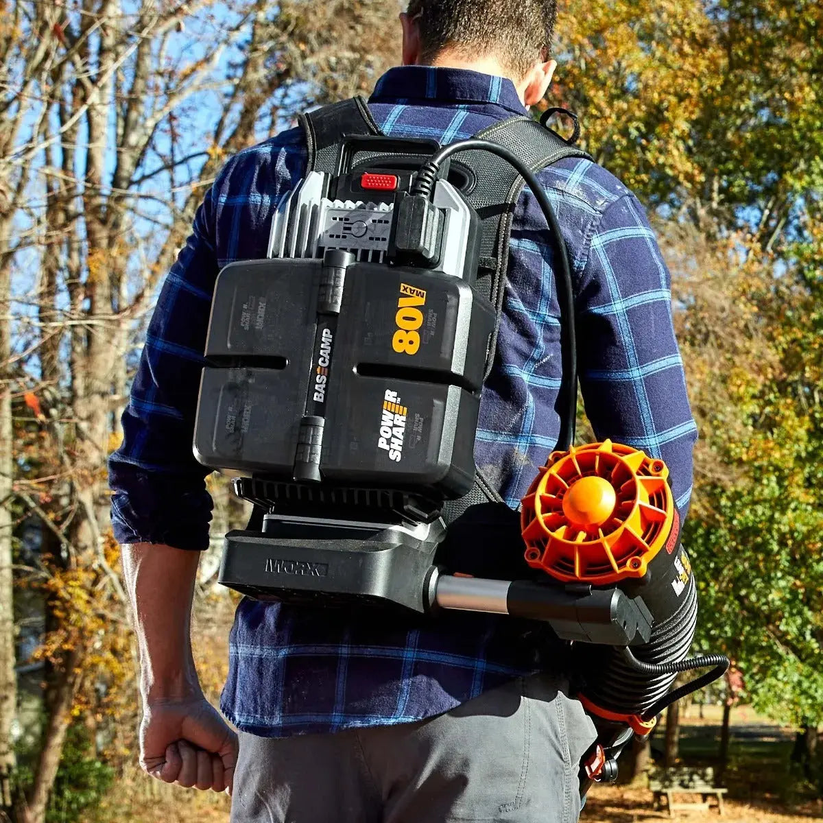 WORX Nitro 80V Backpack Leaf Blower 800 CFM WG572 - The Lawn Market Store