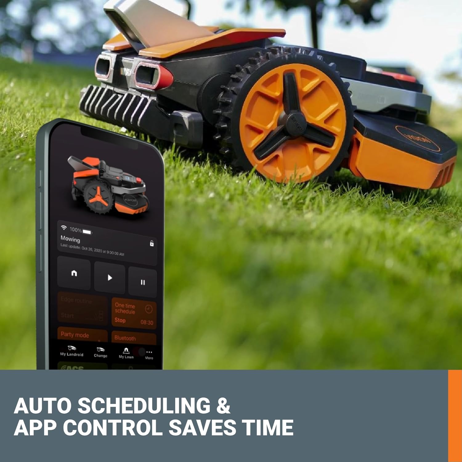 WORX Landroid Vision WR208 Wire-Free Robotic Lawn Mower - The Lawn Market Store