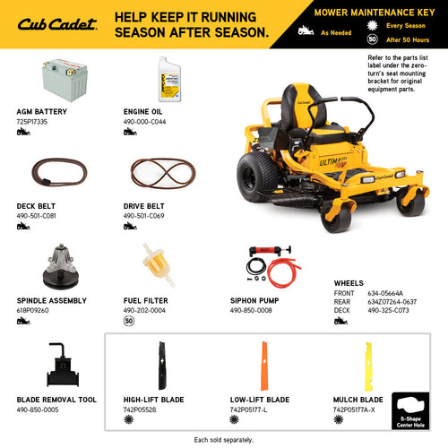 Cub Cadet Ultima Series ZT1 42 Zero-Turn Mower 21.5HP Kawasaki Engine - The Lawn Market Store